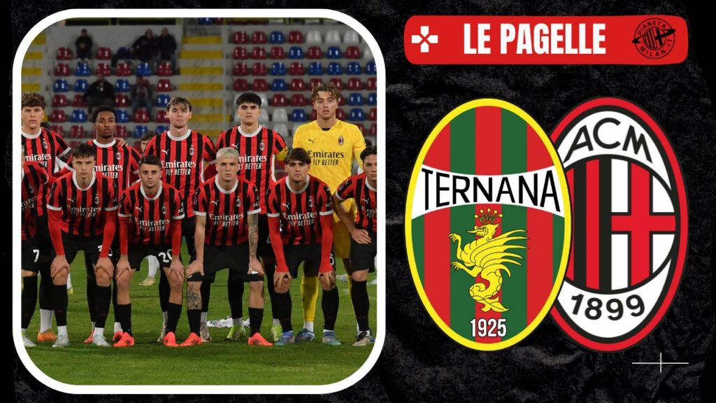 Le Pagelle del match fra Ternana e Milan Futuro 01/12/2024 PianetaMilan.it