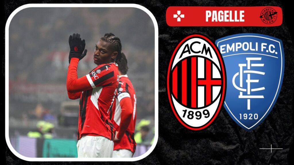 Rafael Leao AC Milan Milan-Empoli 3-0 Serie A 2024-2025 pagelle