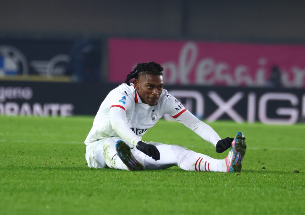 Infortunio Rafael Leao AC Milan Verona-Milan 0-1 Serie A 2024-2025