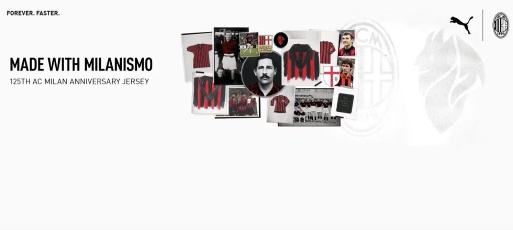 Maglia AC Milan 125 anni