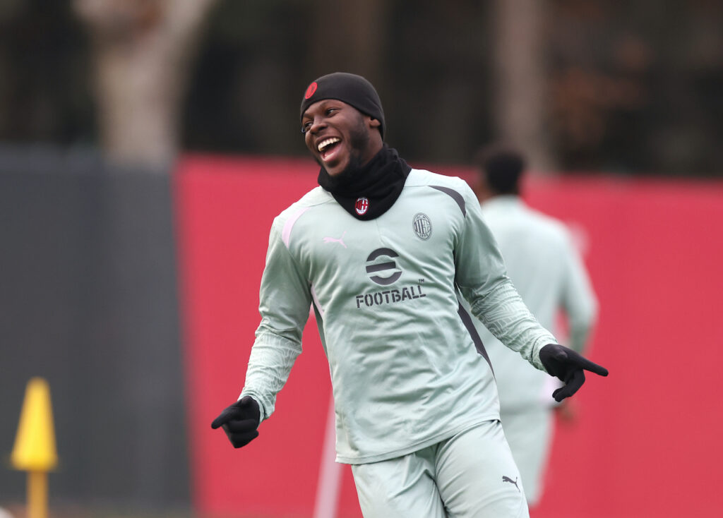 Yunus Musah AC Milan allenamento Milanello