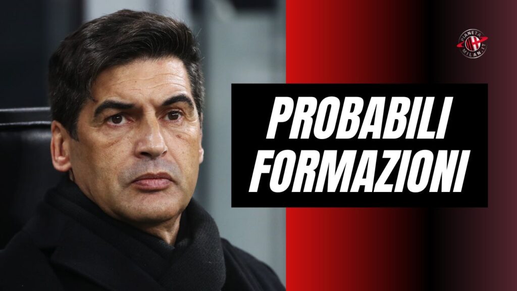 Probabili formazioni Milan-Sassuolo Coppa Italia 2024-2025