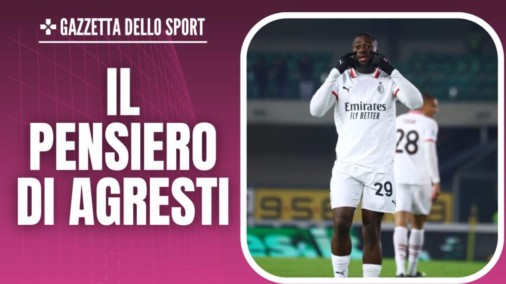 Youssouf Fofana AC Milan Verona-Milan 0-1 Serie A 2024-2025
