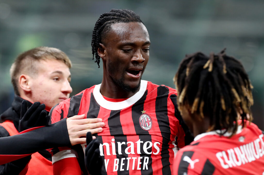 esultanza Tammy Abraham Milan-Sassuolo