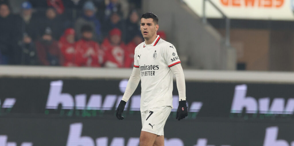Álvaro Morata AC Milan Atalanta-Milan 2-1 Serie A 2024-2025