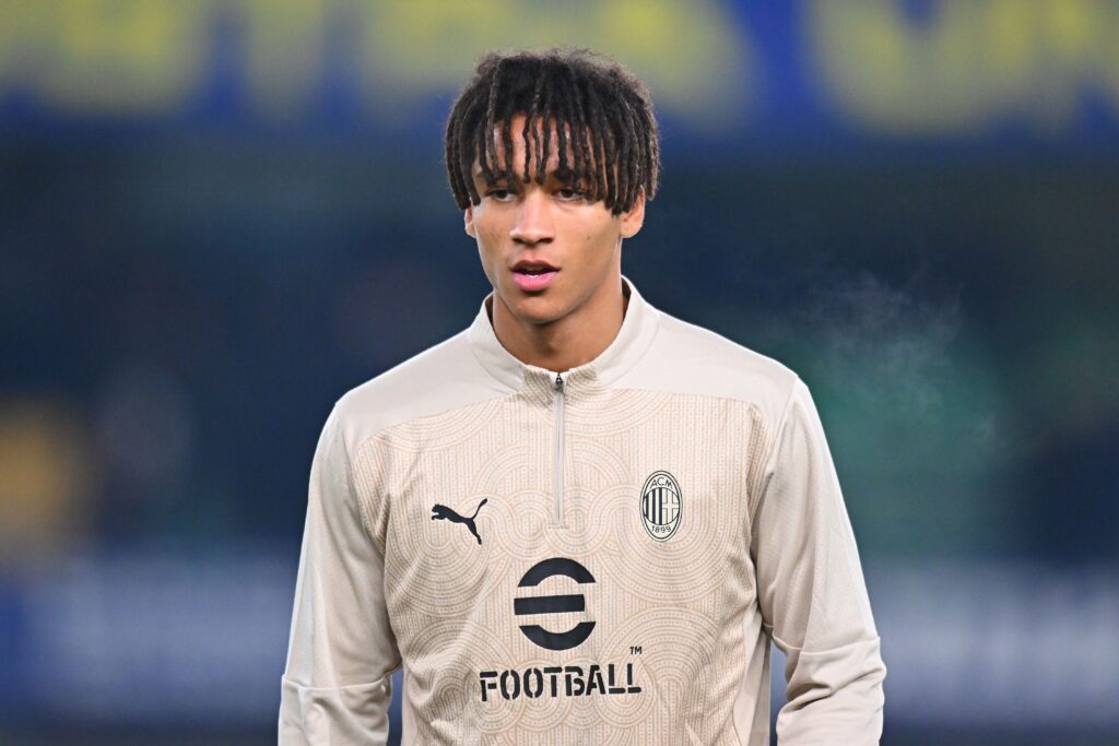 Kevin Zeroli AC Milan Verona-Milan 0-1 Serie A 2024-2025