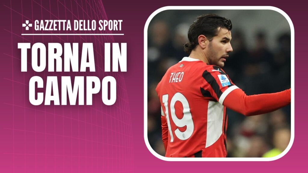 Milan-Roma Serie A 2024-2025 Theo Hernández