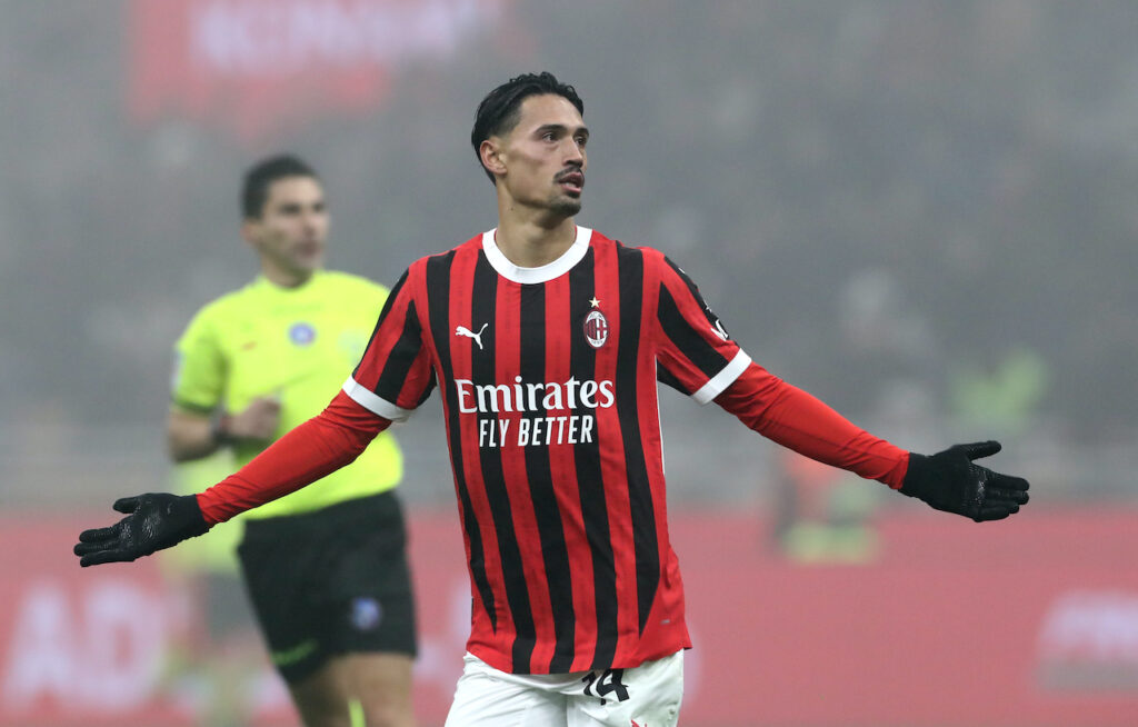 esultanza gol Tijjani Reijnders AC Milan Milan-Empoli 3-0 Serie A 2024-2025