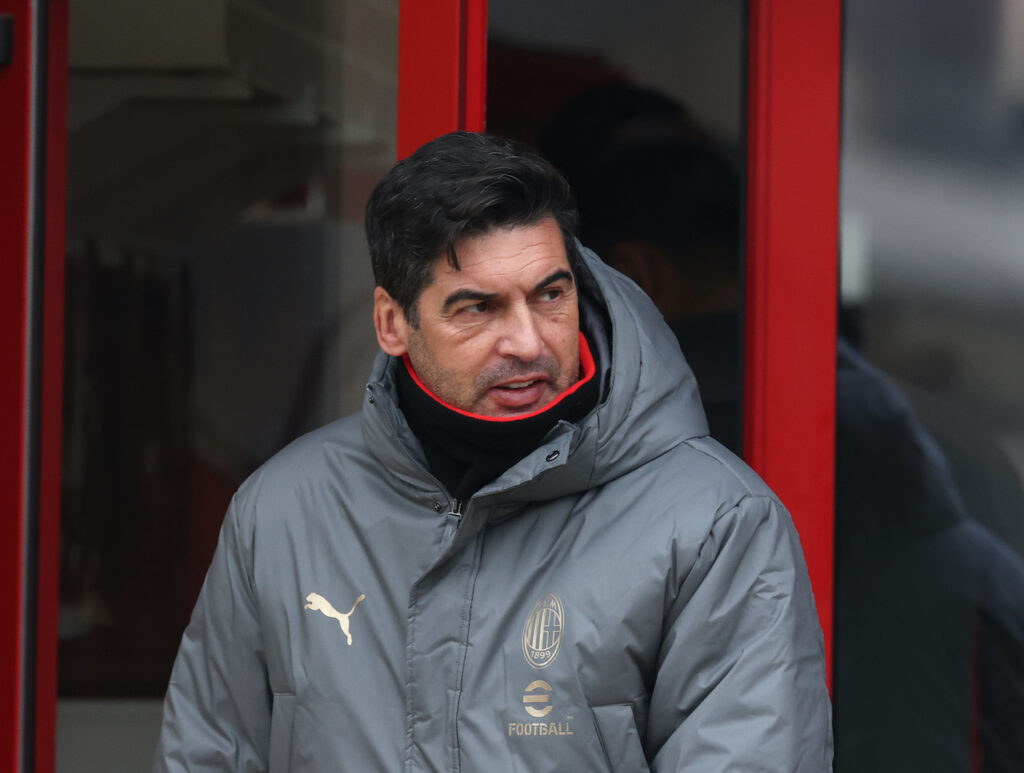 Paulo Fonseca AC Milan allenamento Milanello