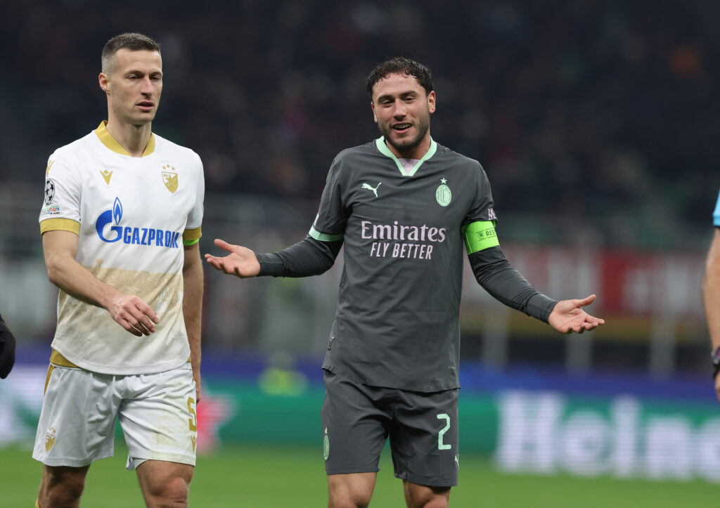 Davide Calabria Milan-Stella Rossa2-1 Champions League 2024-25 news