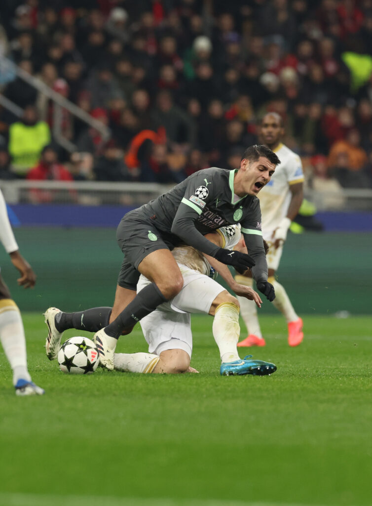 Alvaro Morata Milan-Stella Rossa Champions League 2024-25 news