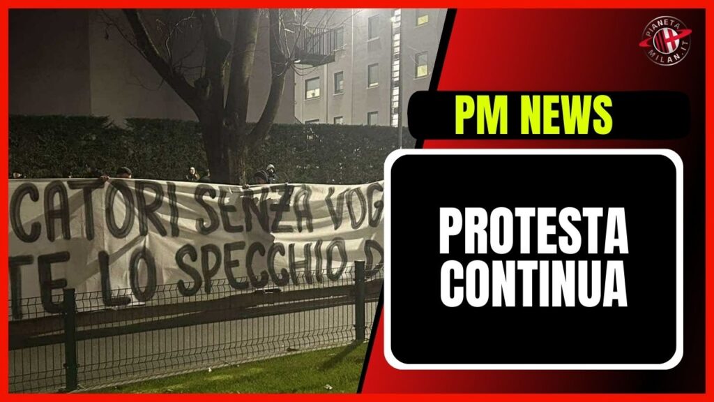 Milan, protesta continua: "Senza dignità. Specchio di questa proprietà" | PM NEWS