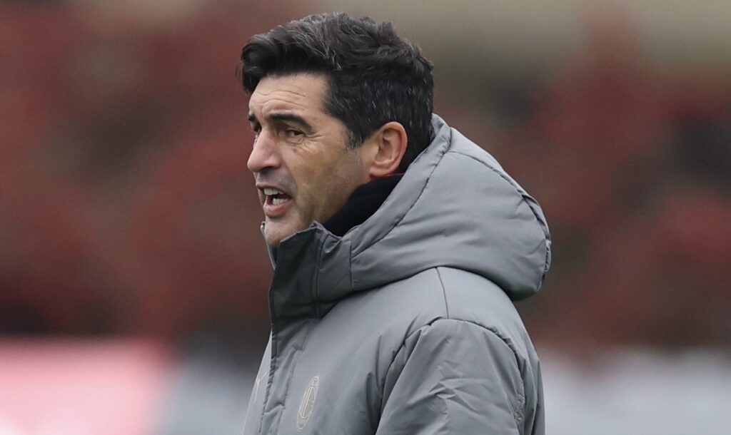 Paulo Fonseca AC Milan allenamento Milanello