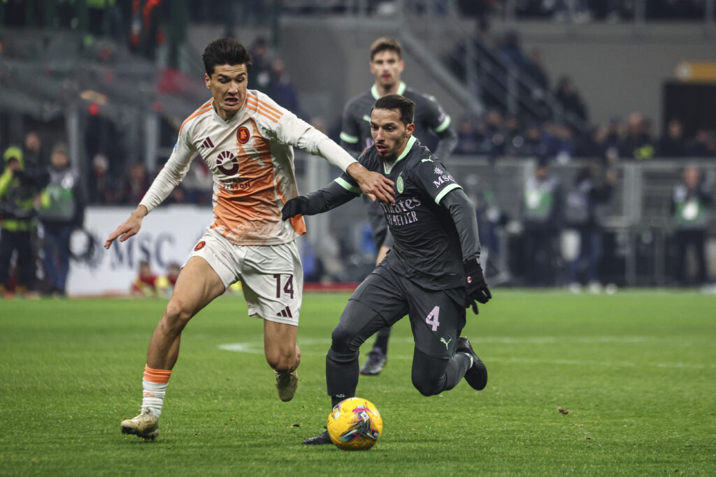 Ismael Bennacer AC Milan Milan-Roma Serie A 2024-2025