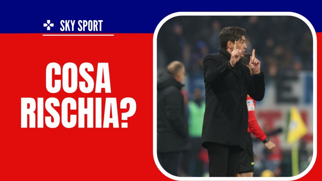 Paulo Fonseca AC Milan Atalanta-Milan 2-1 Serie A 2024-2025