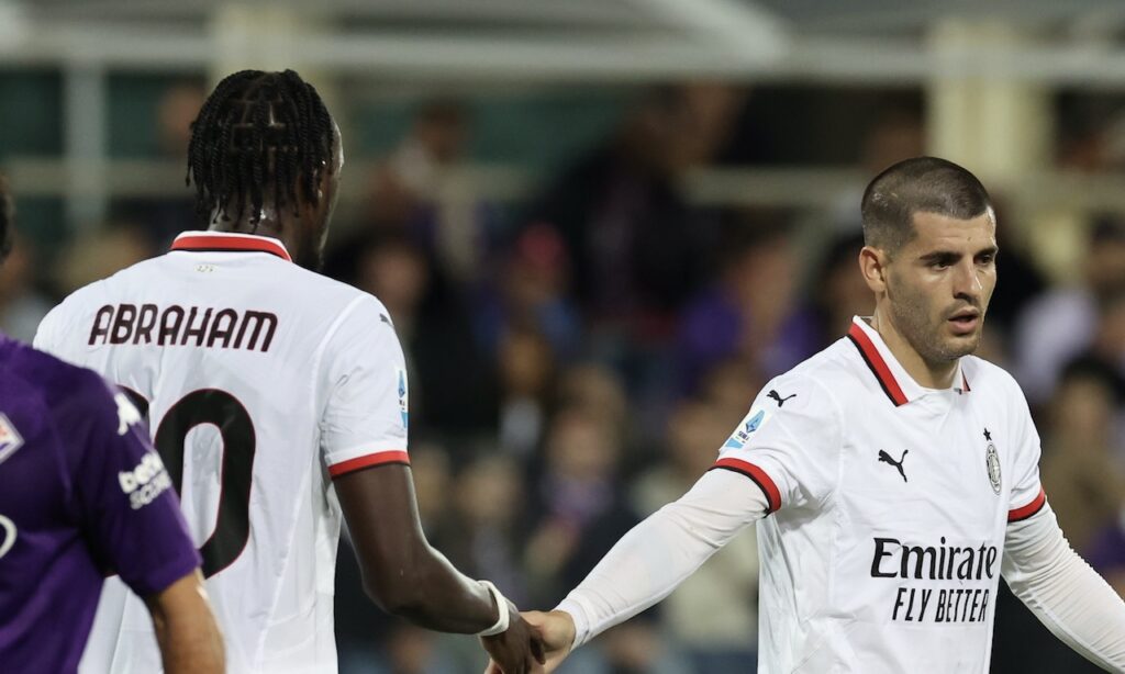 Abraham Morata AC Milan Fiorentina-Milan 2-1 Serie A 2024-2025