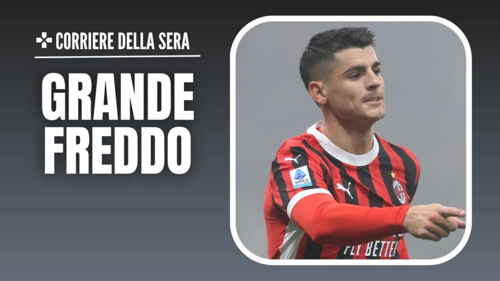 Milan-Roma Serie A 2024-2025 Morata