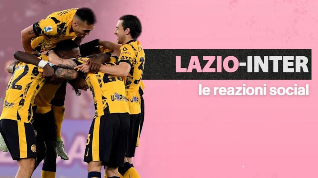 Lazio Inter reazioni social