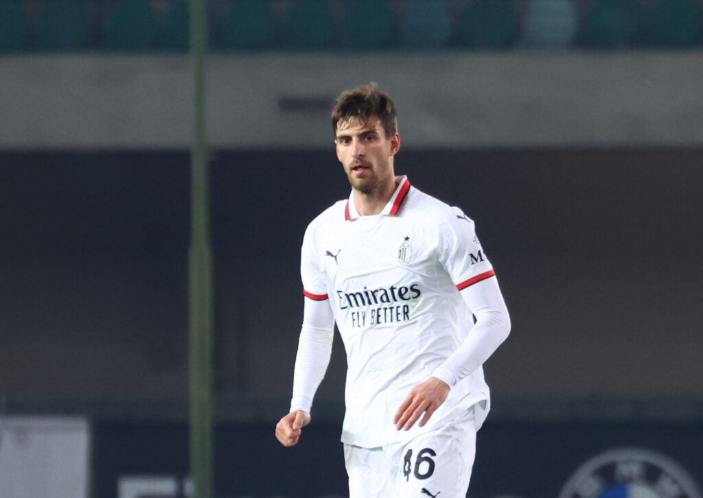 Matteo Gabbia AC Milan Verona-Milan 0-1 Serie A 2024-2025