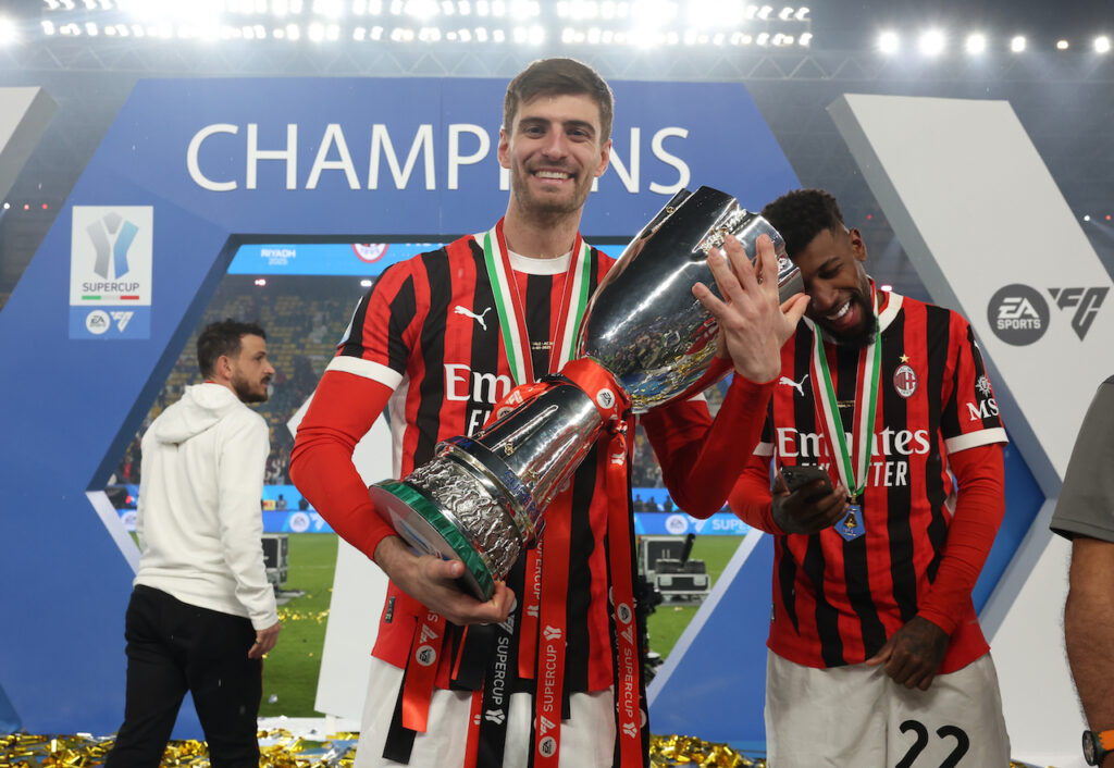 Matteo Gabbia AC Milan derby Inter-Milan 2-3 Supercoppa Italiana