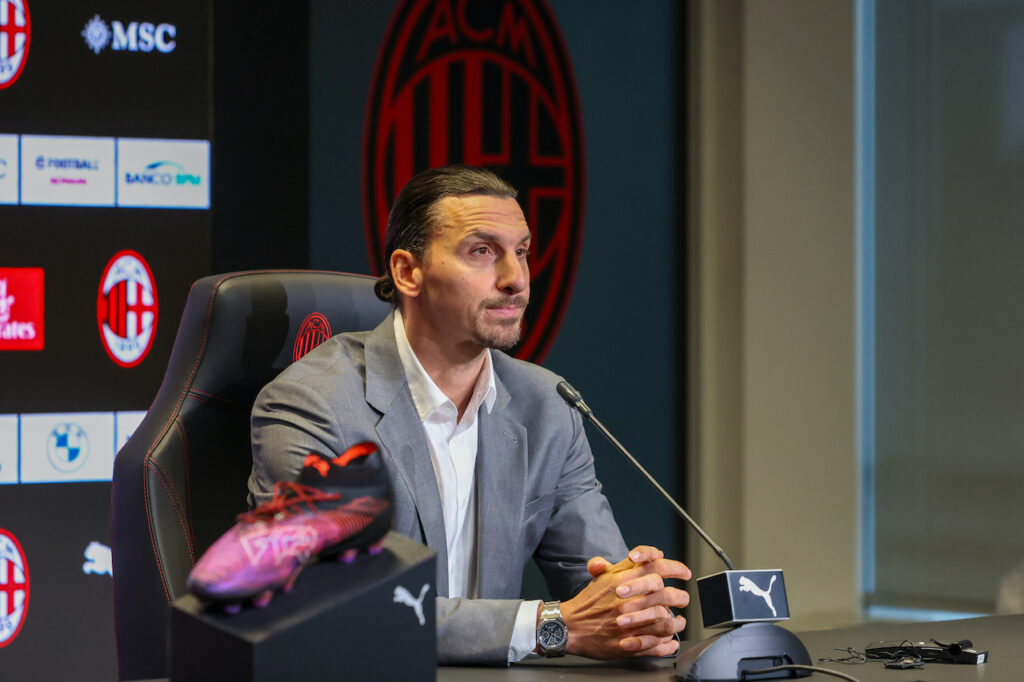 Zlatan Ibrahimovic RedBird AC Milan conferenza stampa Casa Milan
