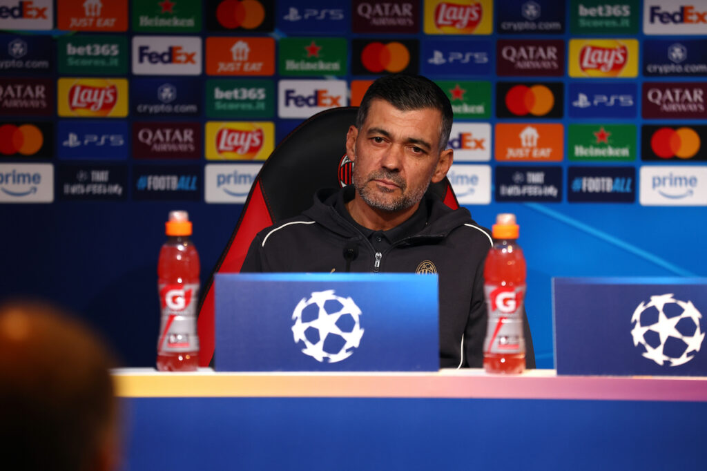 Sergio Conceicao AC Milan conferenza stampa Champions League