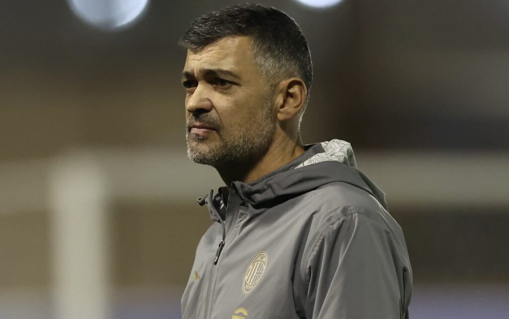 Sergio Conceicao AC Milan allenamento Milan Riyadh