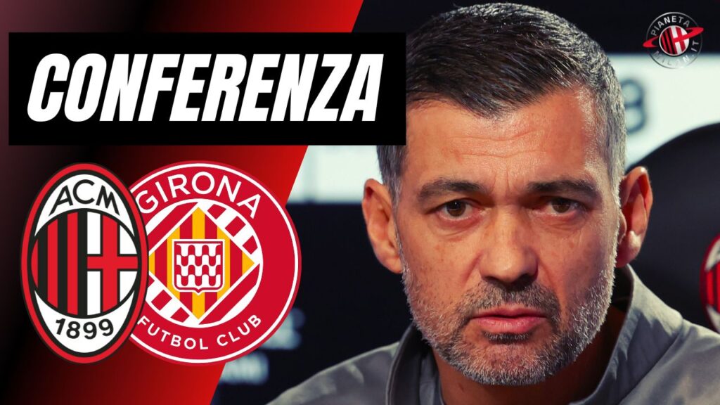 La conferenza stampa di Sergio Conceicao alla vigilia di Milan-Girona 21/01/2025