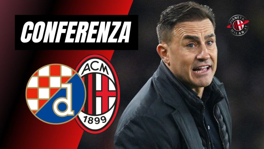 Conferenza Stampa Fabio Cannavaro Dinamo Zagabria-Milan Champions League 2024-2025