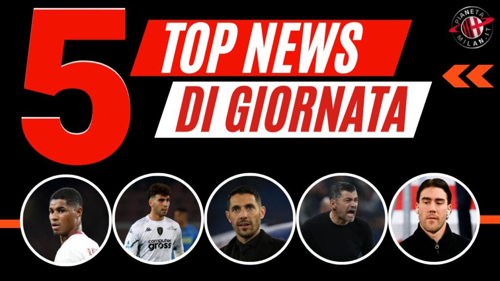 Top News Milan 11 gennaio