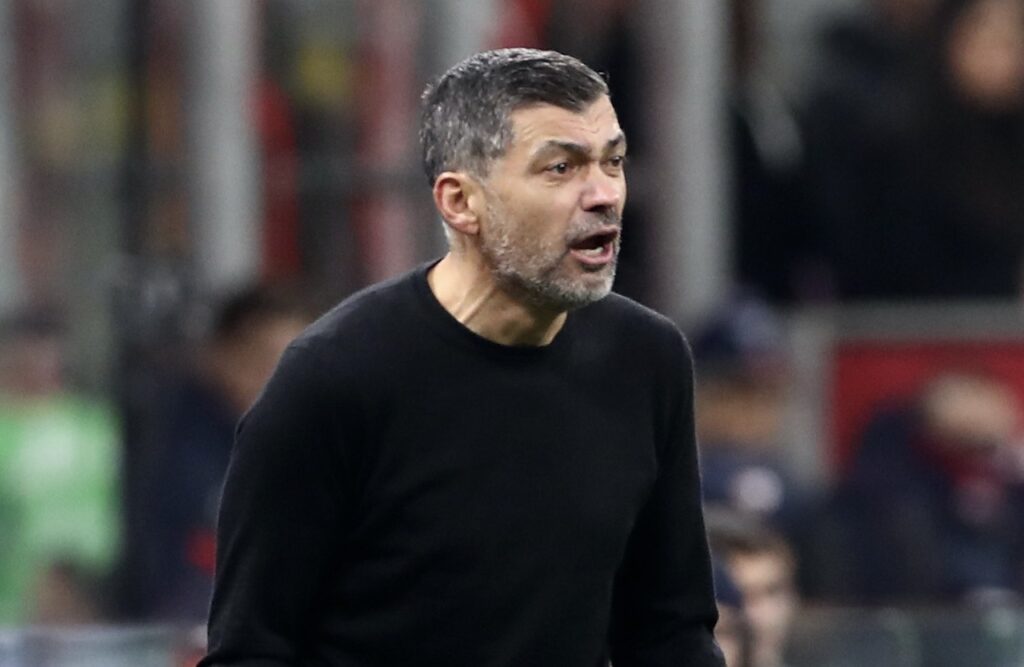 Sergio Conceicao AC Milan Milan-Cagliari 1-1 Serie A 2024-2025