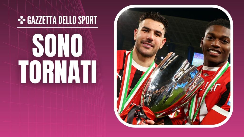 Theo Hernández Rafael Leao AC Milan derby Inter-Milan 2-3 Supercoppa Italiana