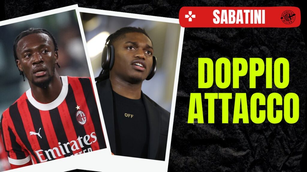 Tammy Abraham Rafael Leao AC Milan Juventus-Milan 2-0 Serie A 2024-2025