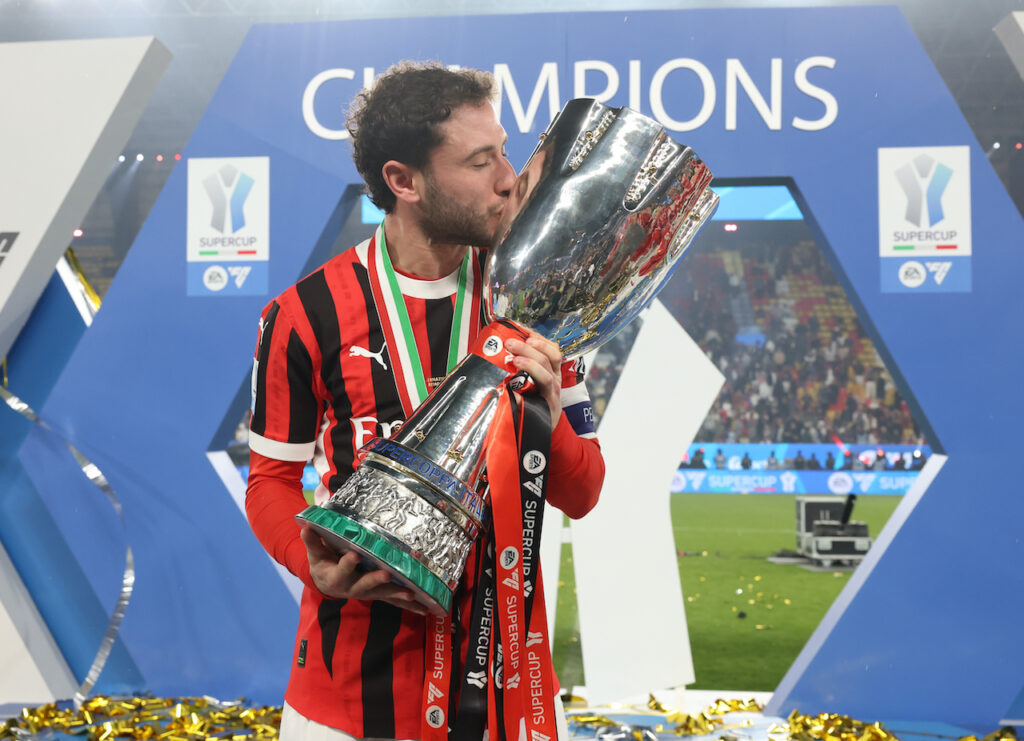 Davide Calabria AC Milan derby Inter-Milan 2-3 Supercoppa Italiana