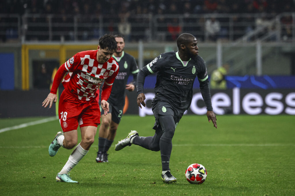 Yunus Musah AC Milan Milan-Girona 1-0 Champions League 2024-2025