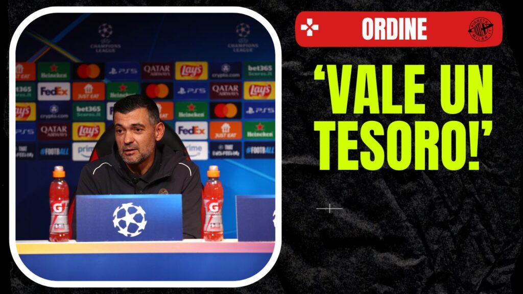 La conferenza stampa di Sergio Conceicao alla vigilia di Milan-Girona