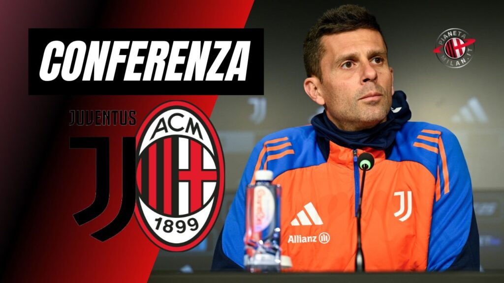 Conferenza Stampa Thiago Motta Juventus Juventus-Milan Serie A 2024-2025