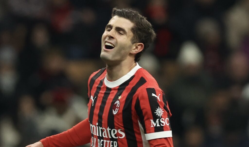 Christian Pulisic AC Milan Milan-Cagliari 1-1 Serie A 2024-2025