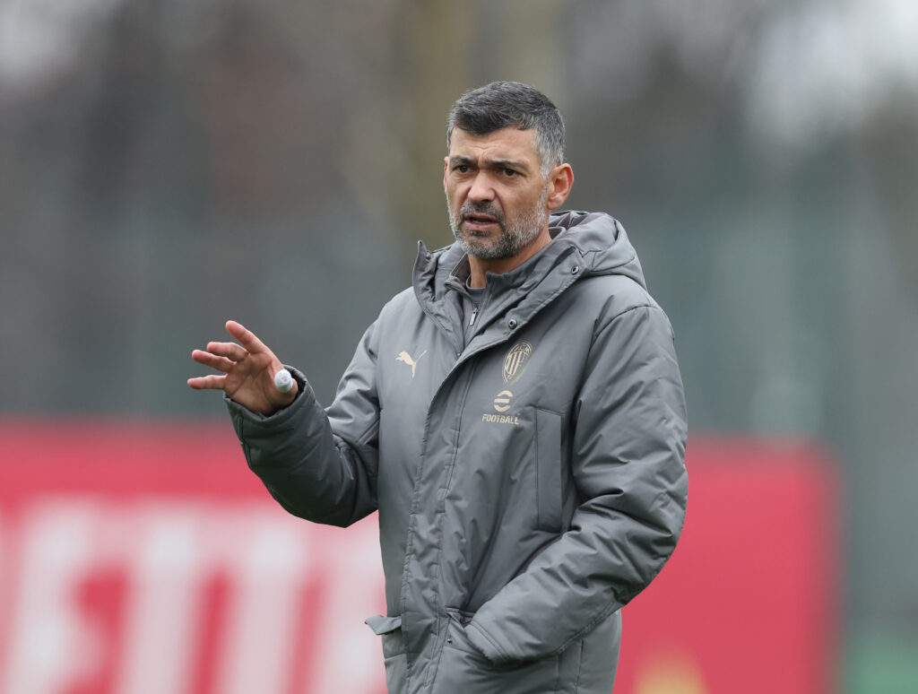 Sergio Conceicao AC Milan allenamento Milanello