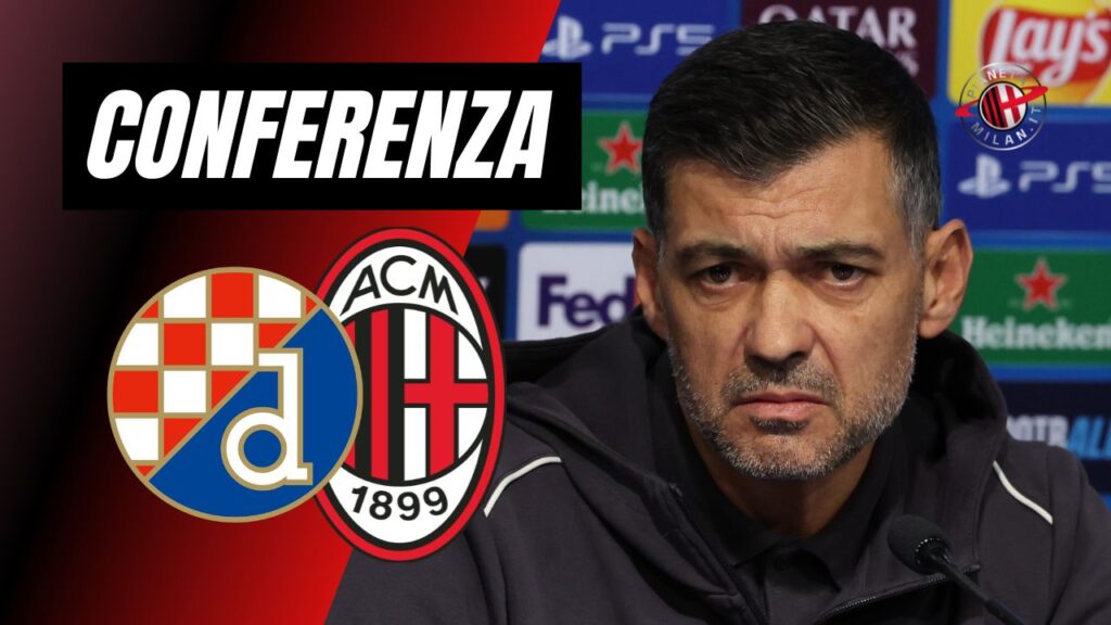 Conferenza Stampa Sergio Conceicao AC Milan Dinamo Zagabria-Milan Champions League 2024-2025