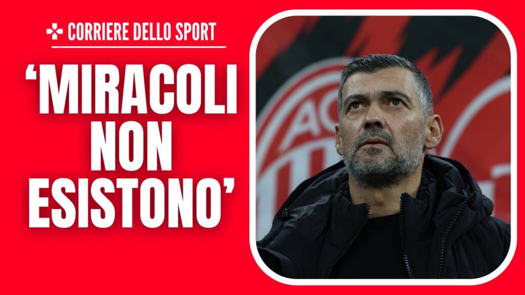 Sergio Conceicao AC Milan Milan-Cagliari 1-1 Serie A 2024-2025