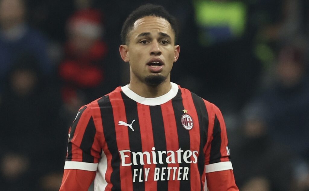 Noah Okafor AC Milan Milan-Sassuolo 6-1 Coppa Italia 2024-2025