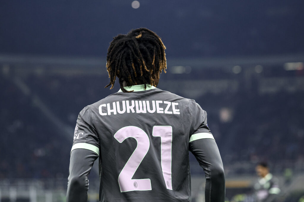 Samuel Chukwueze AC Milan Milan-Roma 1-1 Serie A 2024-2025