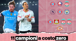 Calciomercato, quanti campioni in scadenza di contratto | VIDEO (screen Gazzetta.it)