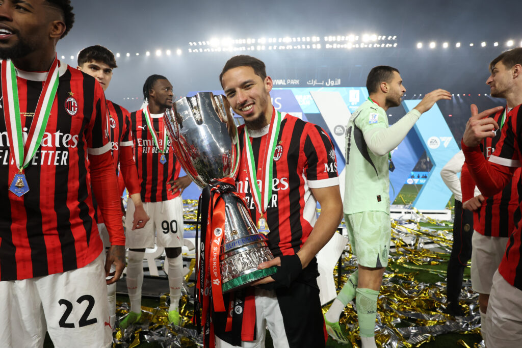 Ismaël Bennacer AC Milan derby Inter-Milan 2-3 Supercoppa Italiana