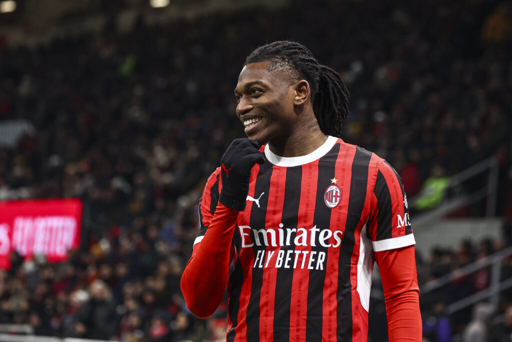 Rafael Leao AC Milan Milan-Cagliari 1-1 Serie A 2024-2025