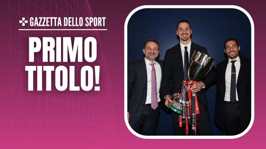 Furlani Ibrahimovic Moncada AC Milan derby Inter-Milan 2-3 Supercoppa Italiana