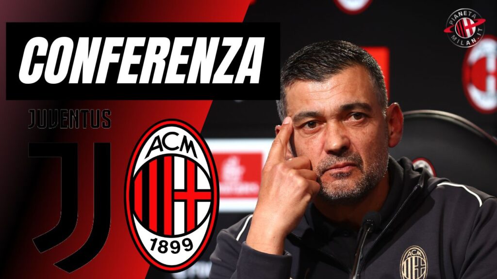Supercoppa italiana 2025 semifinale Juventus-Milan conferenza LIVE Sergio Conceicao