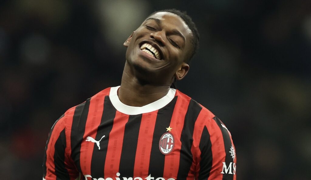 Rafael Leao AC Milan Milan-Cagliari 1-1 Serie A 2024-2025
