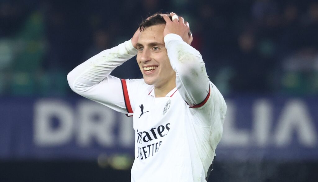 Filippo Terracciano AC Milan Verona-Milan 0-1 Serie A 2024-2025